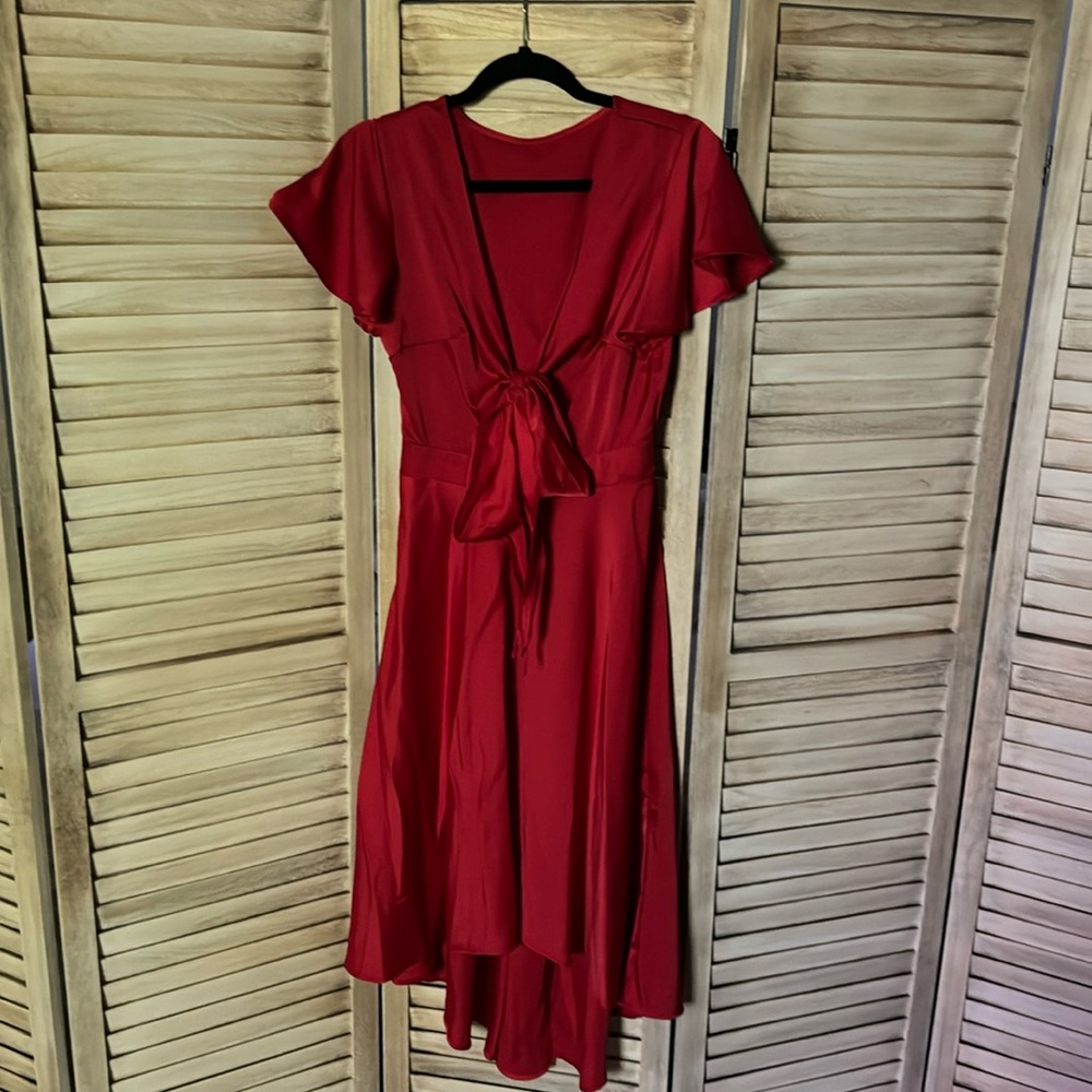 Barely worn ruby red dress